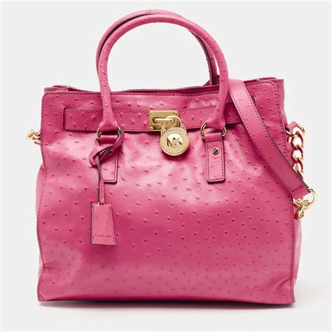 michael kors ostrich embossed tote|michael kors ostrich handbag.